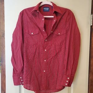 Men's Wrangler Western Snap Button Up